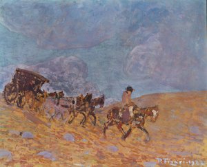 The Stage-Coach, 1922 by Pedro Figari